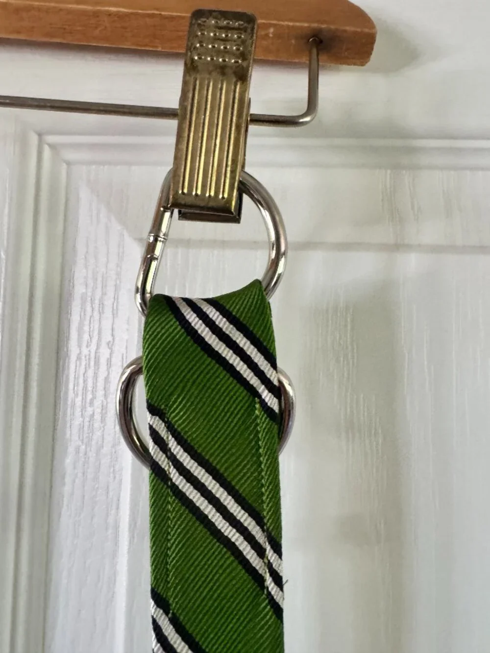 J. Crew Silk Belts Made out of Tie Fabric, Adjustable - Picture 3 of 7